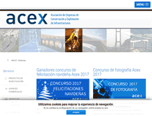 Tablet Screenshot of acex.eu